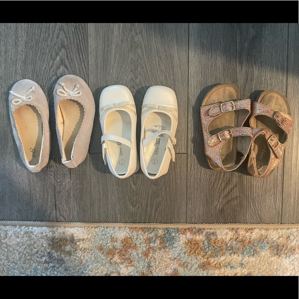 Size 7 Toddler Girl Shoes Bundle